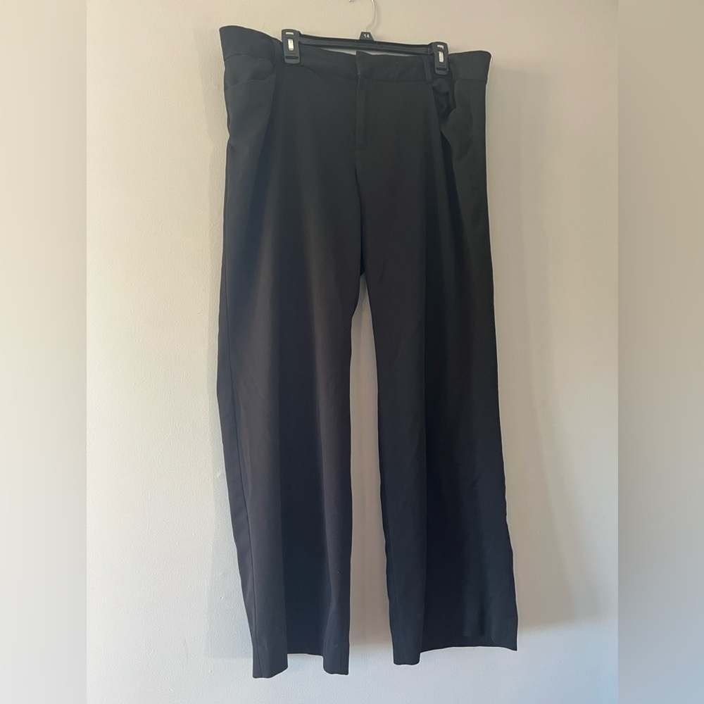 Michael Kors Black Dress pants wide leg size 16W Women’s